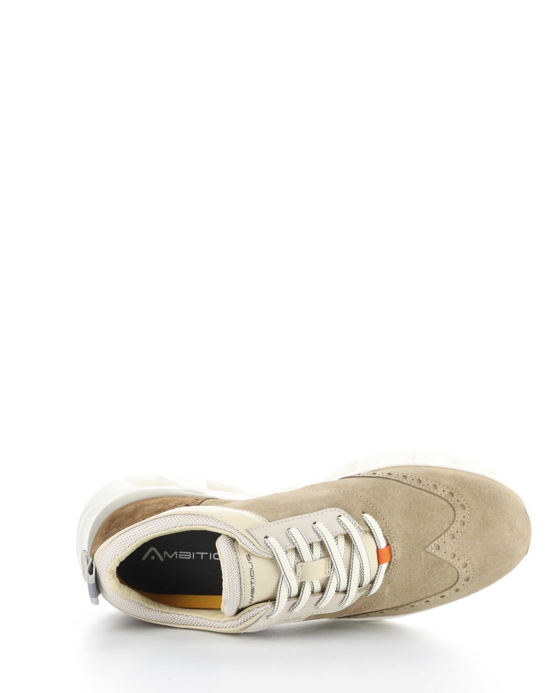 12295A BEIGE Lace-up Shoes