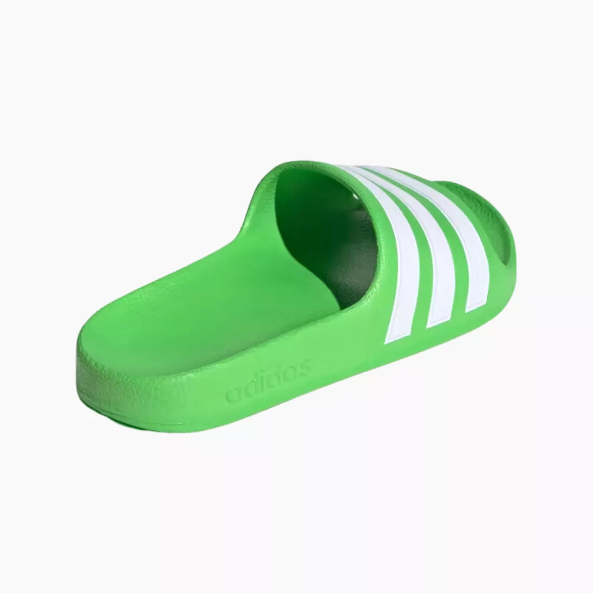 Adidas Adilette Aqua Kids Unisex Slide -Lucid Lime/Cloud White