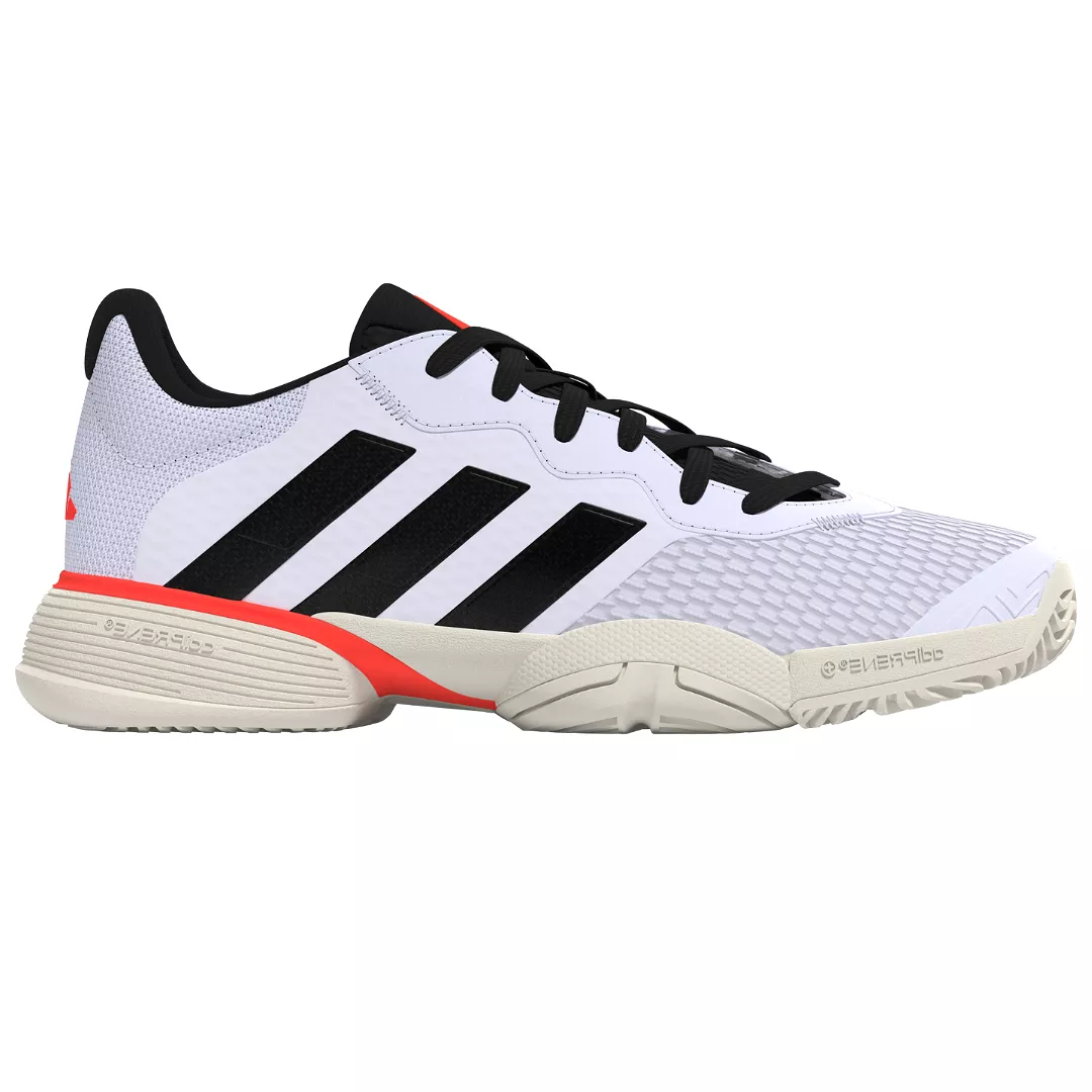 Adidas Barricade Kids Tennis Shoes - Black/White