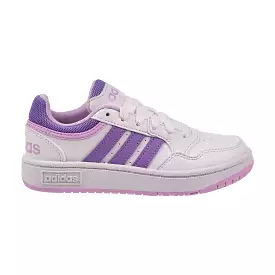 Adidas Hoops 3.0 C Little Kids' Shoes White-Purple