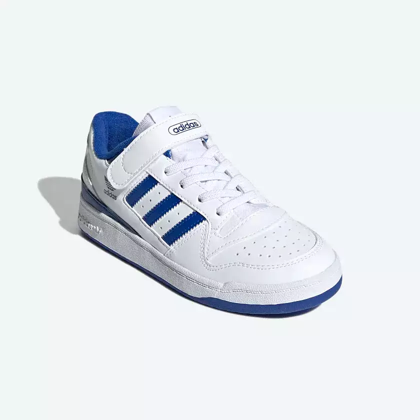 Adidas - Kids Forum Low Cloud White / Royal Blue / Cloud White  FY7978