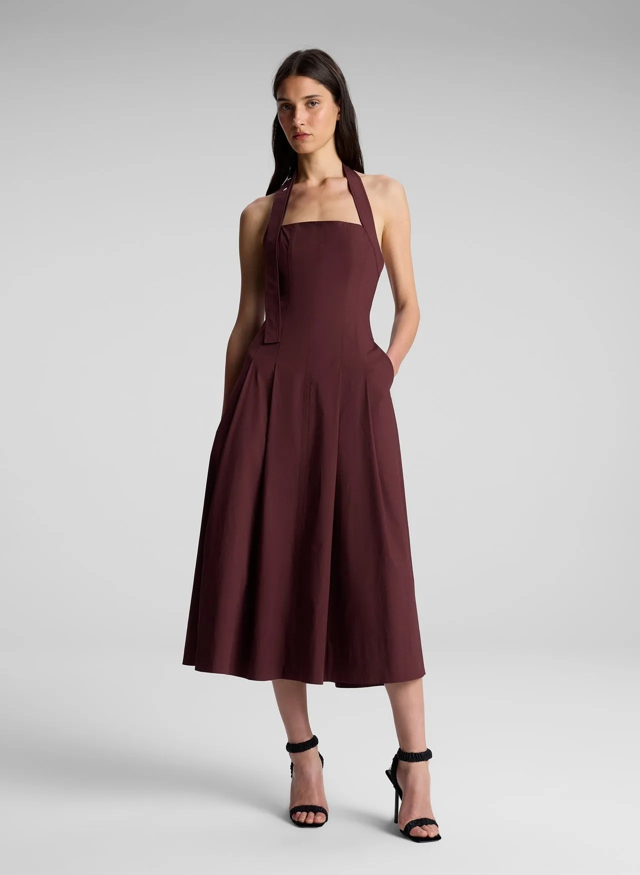 A.L.C. Natalie Dress in Carob