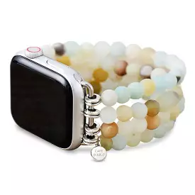 Amazonite Jasper Stretch Apple Watch Strap