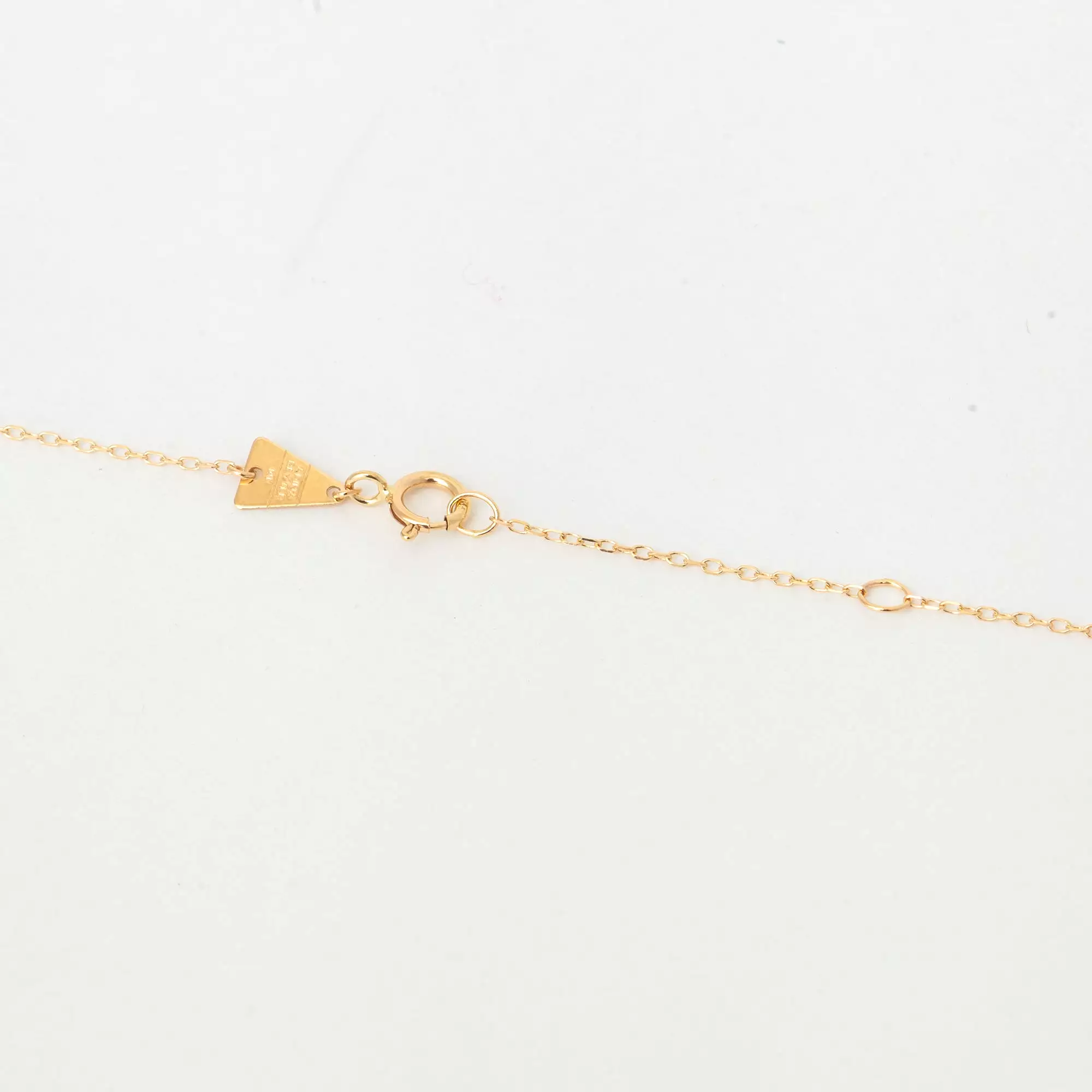 Baguette Wishbone Necklace