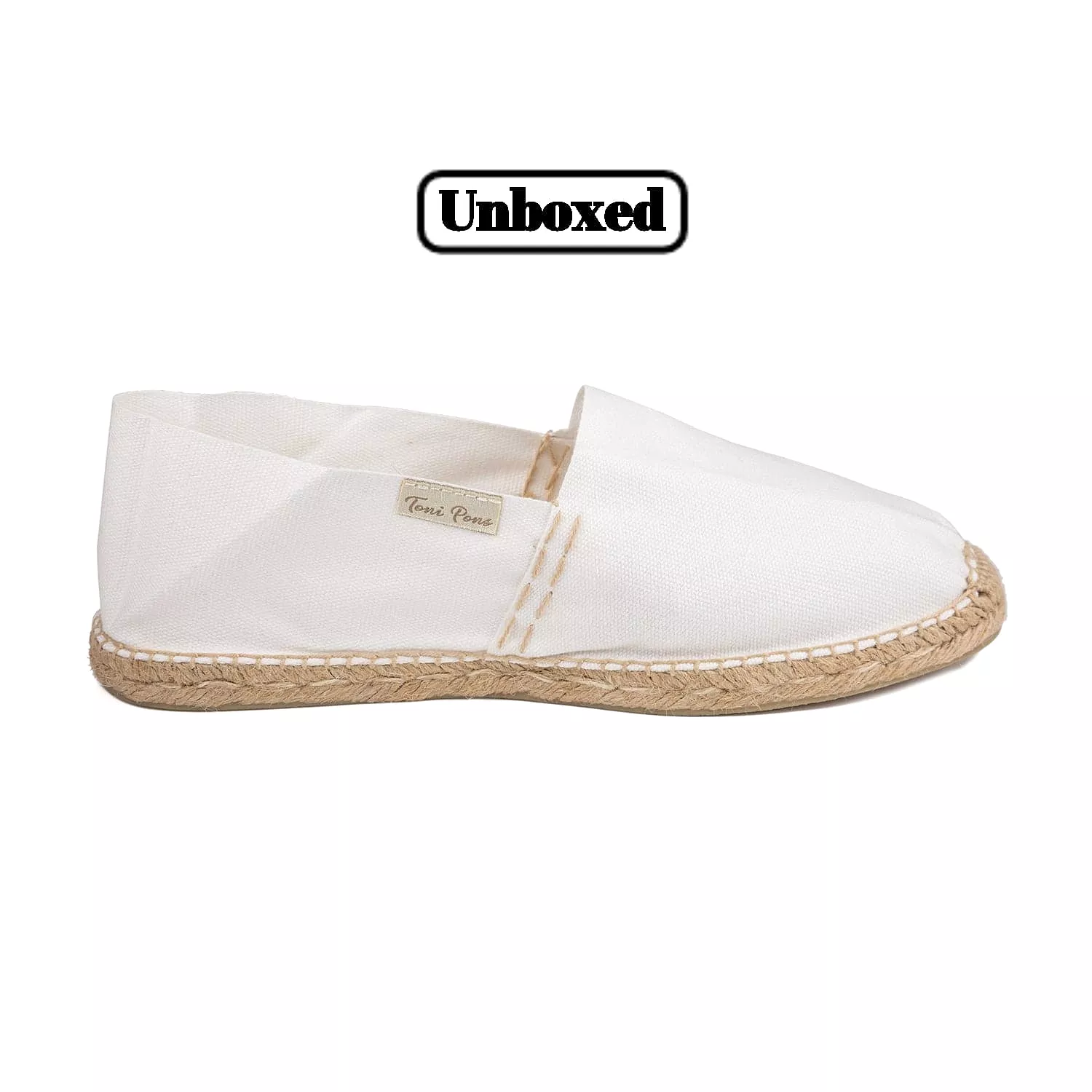 Basic Cotton Blend Espadrilles for Men - Jute