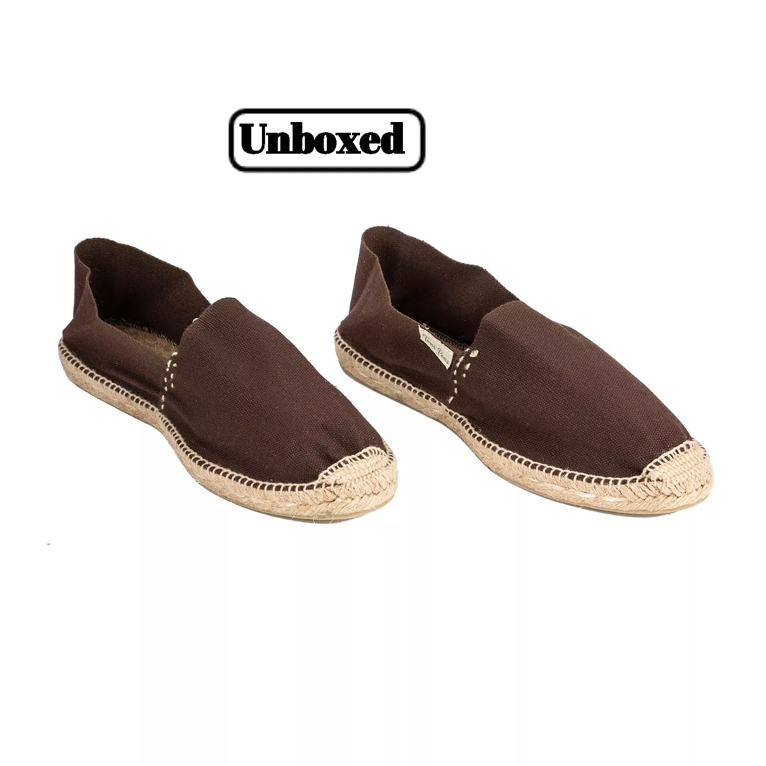 Basic Cotton Blend Espadrilles for Men - Jute