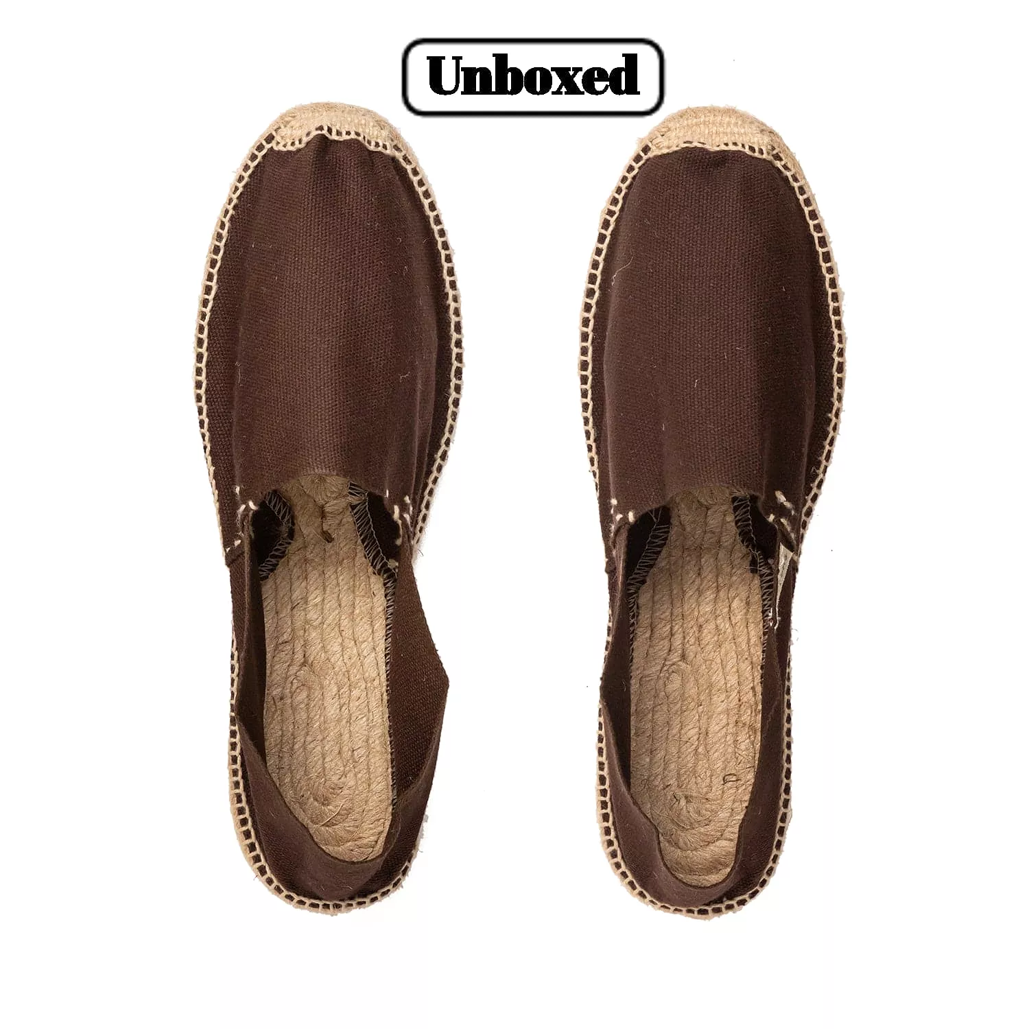 Basic Cotton Blend Espadrilles for Men - Jute