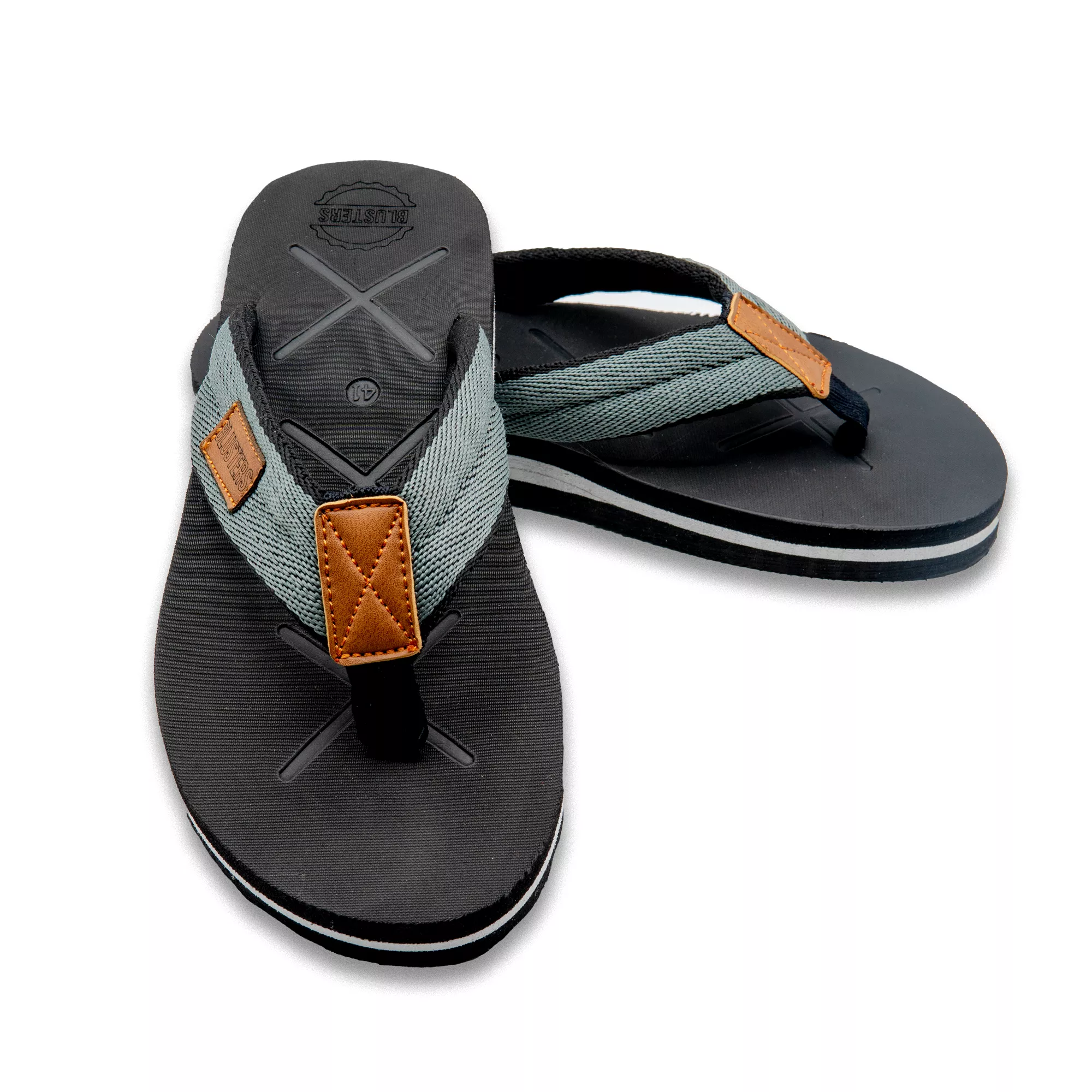 Black Cross Styled Comfy Flip Flop