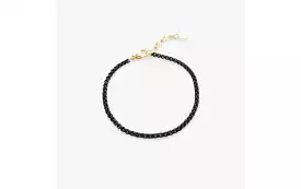 Black Enamel Chain Bracelet