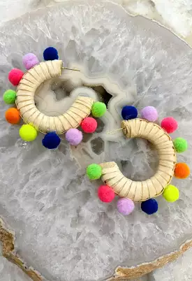 Bondi Earrings-Rainbow