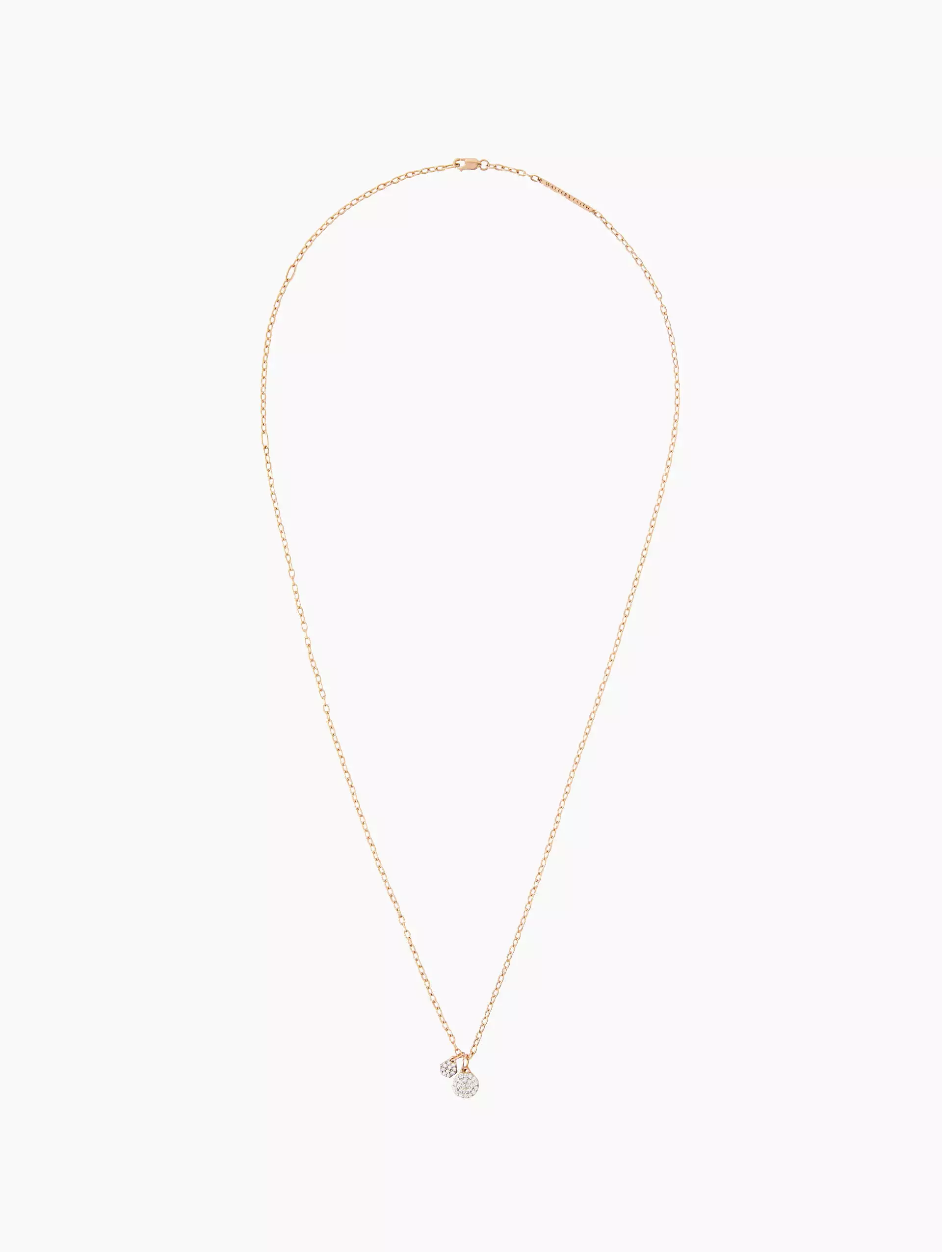 Chain Necklace With Diamond Charm