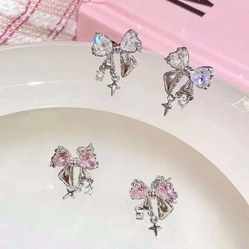 Crystal Bow Earrings MK18551