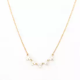 Diamond Cluster Chain Necklace