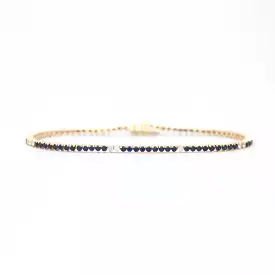 Diana Sapphire and Diamond Tennis Bracelet