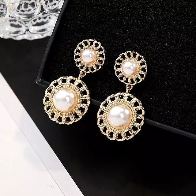 Drop Earrings Gold & Silver For Women