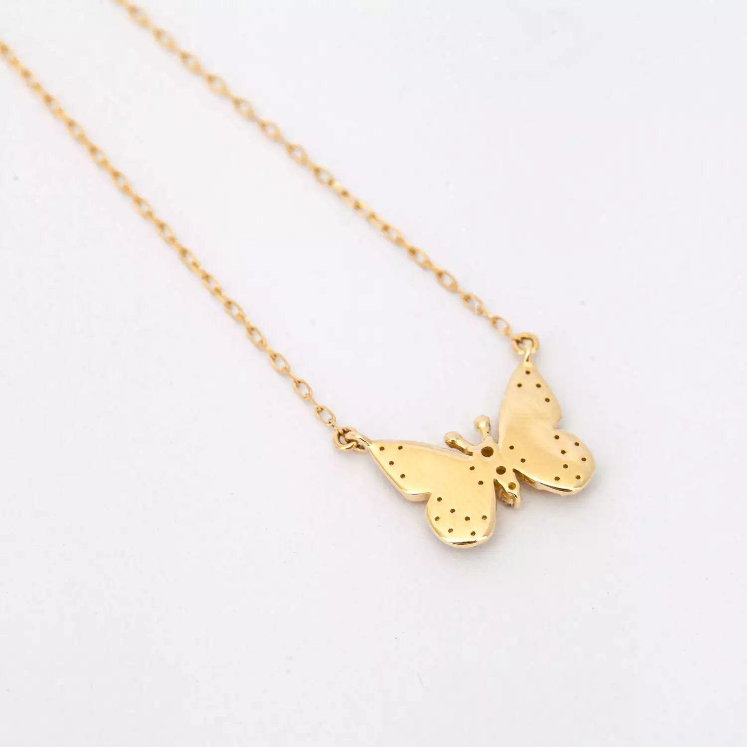 Enchanted Diamond Butterfly Necklace