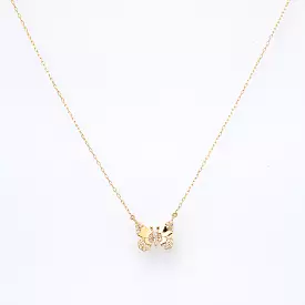 Enchanted Diamond Butterfly Necklace