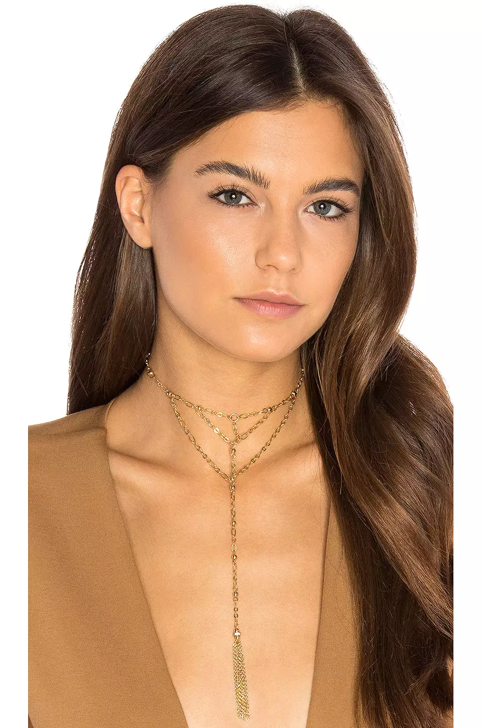 Ettika Tassal Lariet Choker Necklace