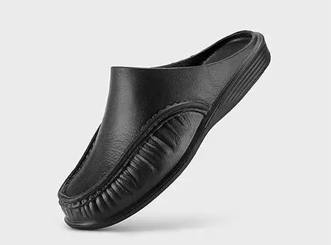 FitVille Men's Classic Slip-Resistant Cushy Casual Slippers