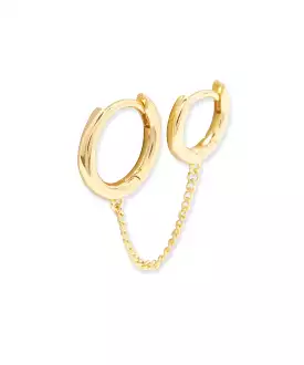 Gorjana Lou Double Huggie Earrings - Gold