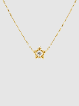 Granium Star Necklace in Diamond