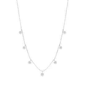 Graziela Medium Floating Diamond Necklace