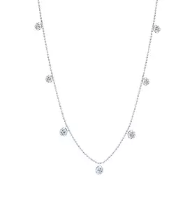 Graziela Small Floating Diamond Necklace