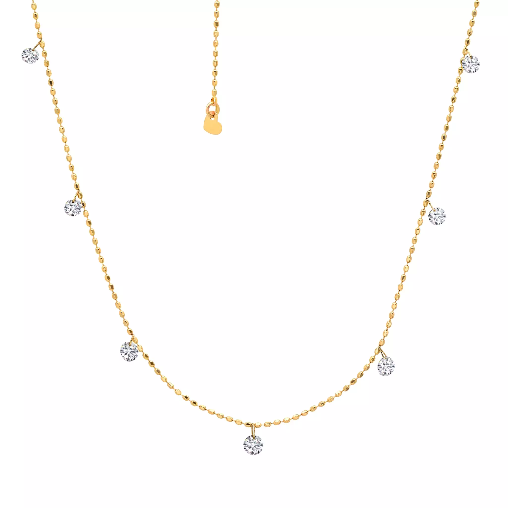 Graziela Tiny Floating Diamond Necklace