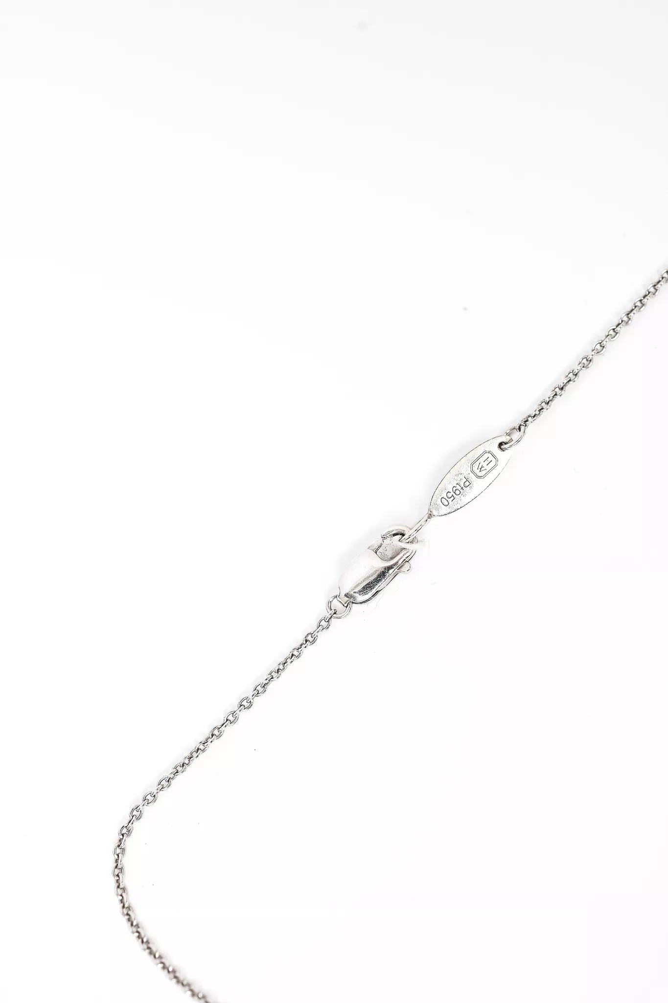 Harry Winston Platinum Small Diamond Cluster Lily Necklace