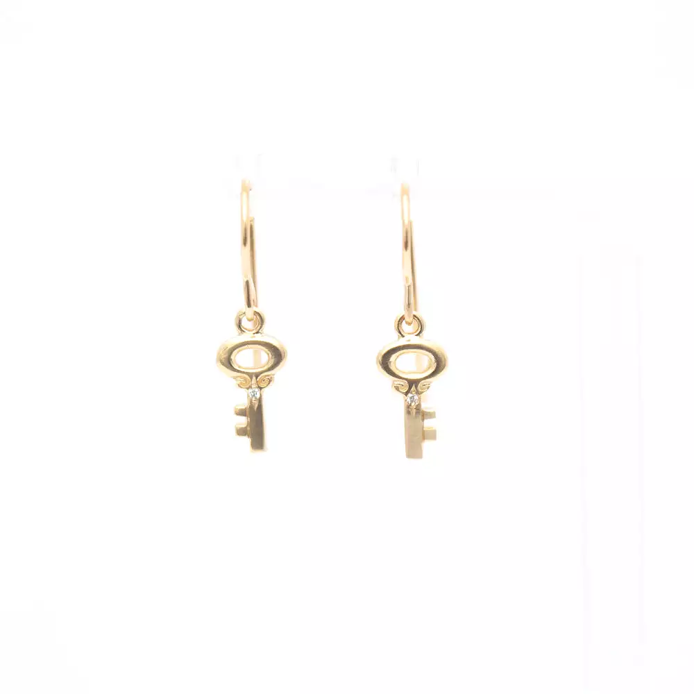 Key Charm Earrings