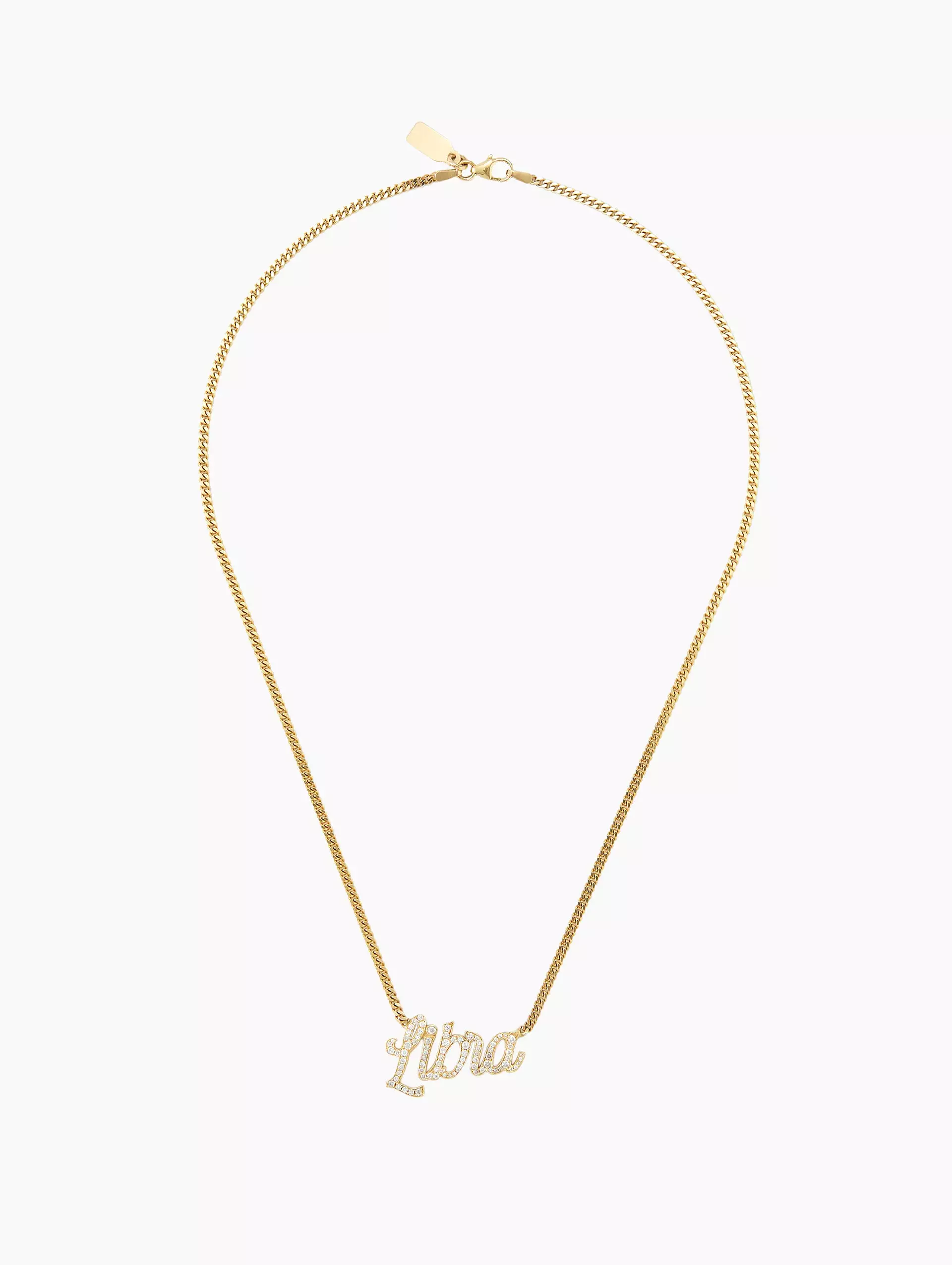 Libra Small La Firma Diamond Necklace