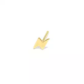 Lightning Bolt Stud Earring