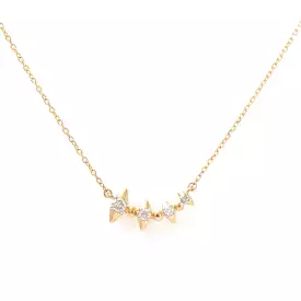 London Spike Curve Necklace