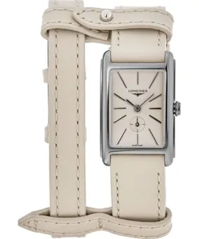 Longines DolceVita Beige Dial Leather Strap Women's Watch L5.255.4.79.2