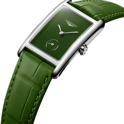 Longines Dolcevita Green Lacquered Polished Dial Women 23.3mm