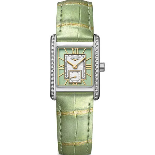 Longines Mini Dolcevita Green Dial Women 29mm