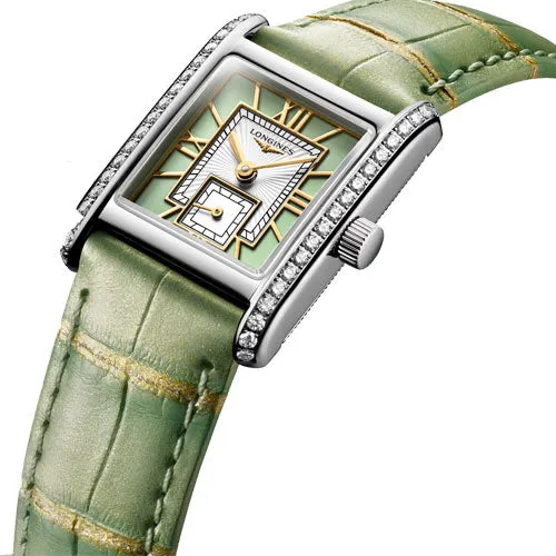 Longines Mini Dolcevita Green Dial Women 29mm