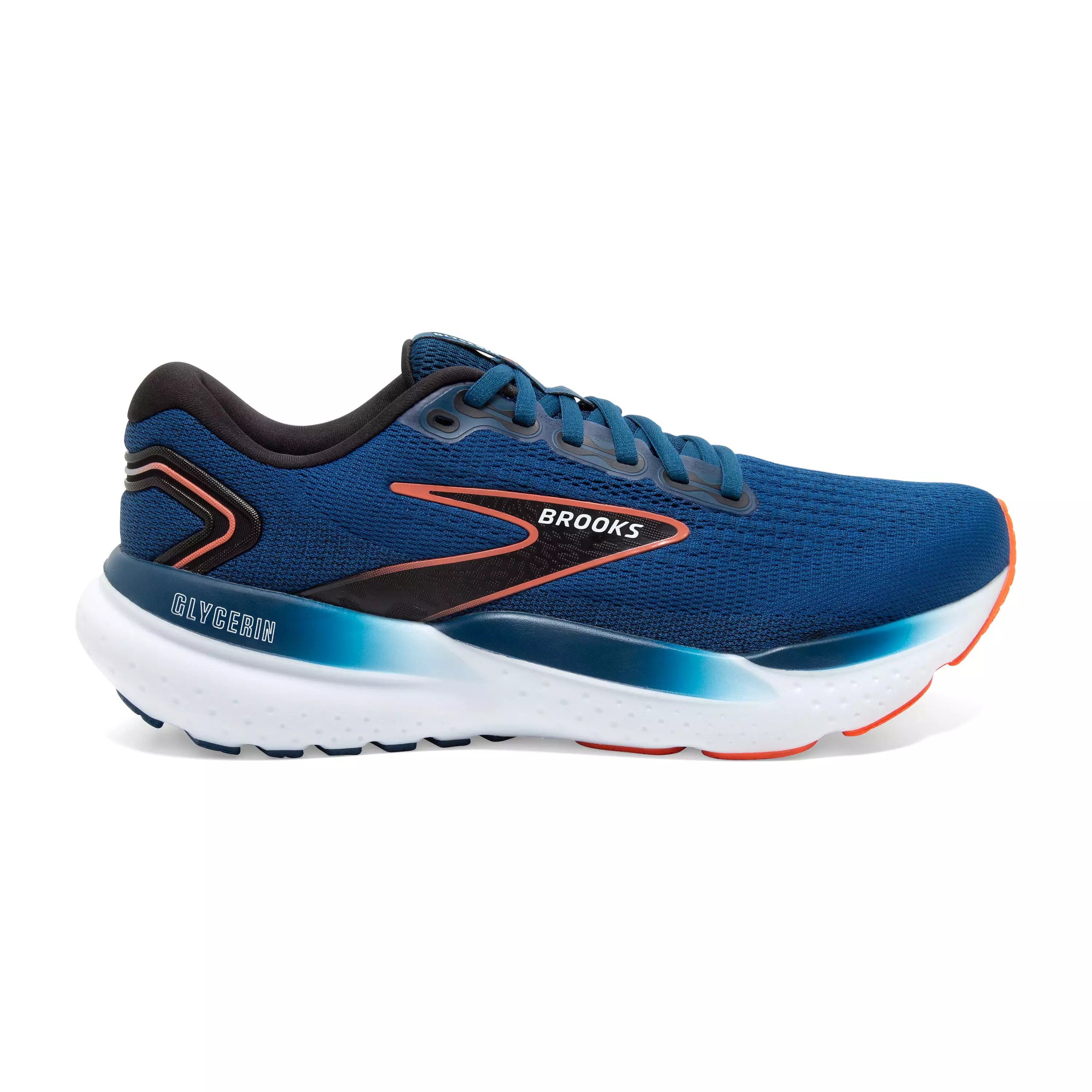 M Brooks Glycerin 21 Blue Opal/Black/Nasturtium