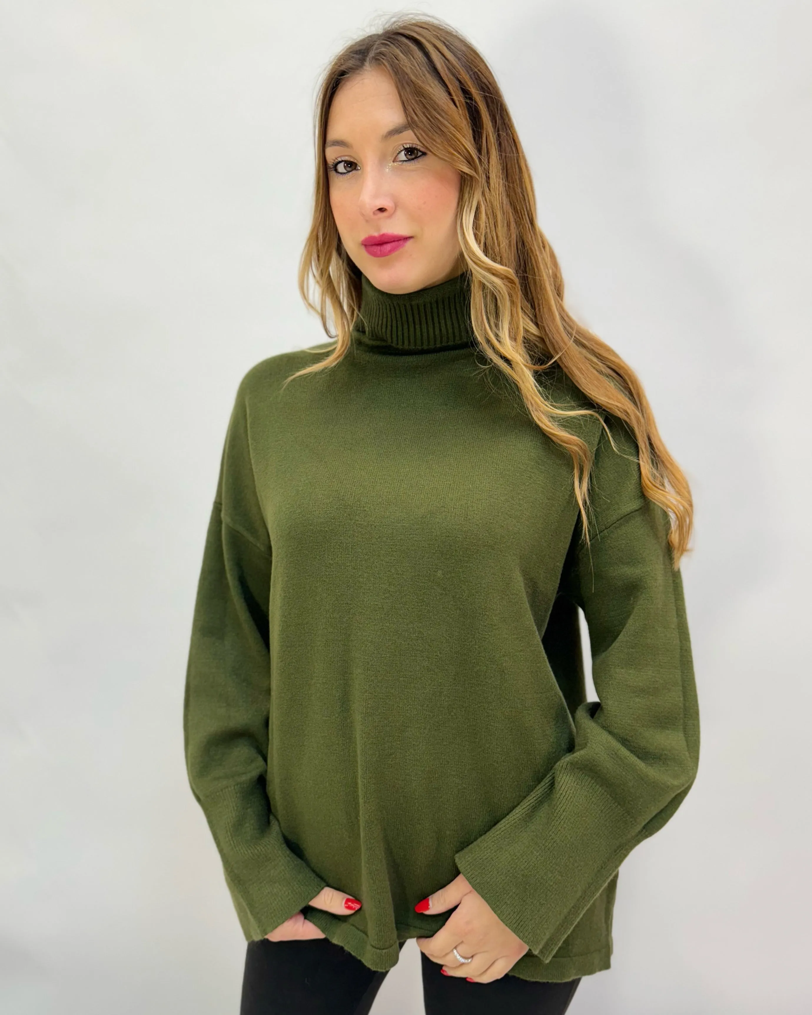 Maglione dolcevita comodo