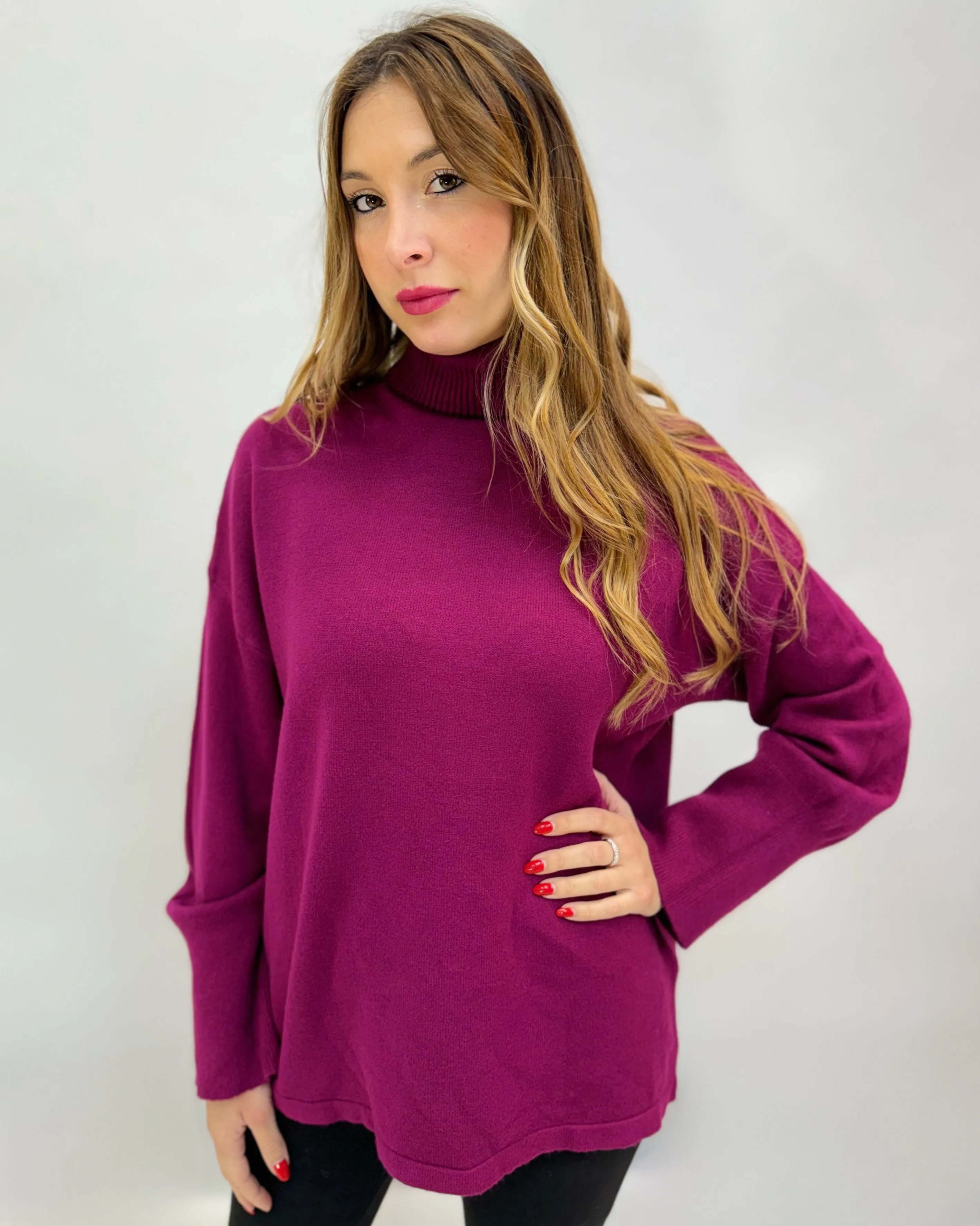 Maglione dolcevita comodo