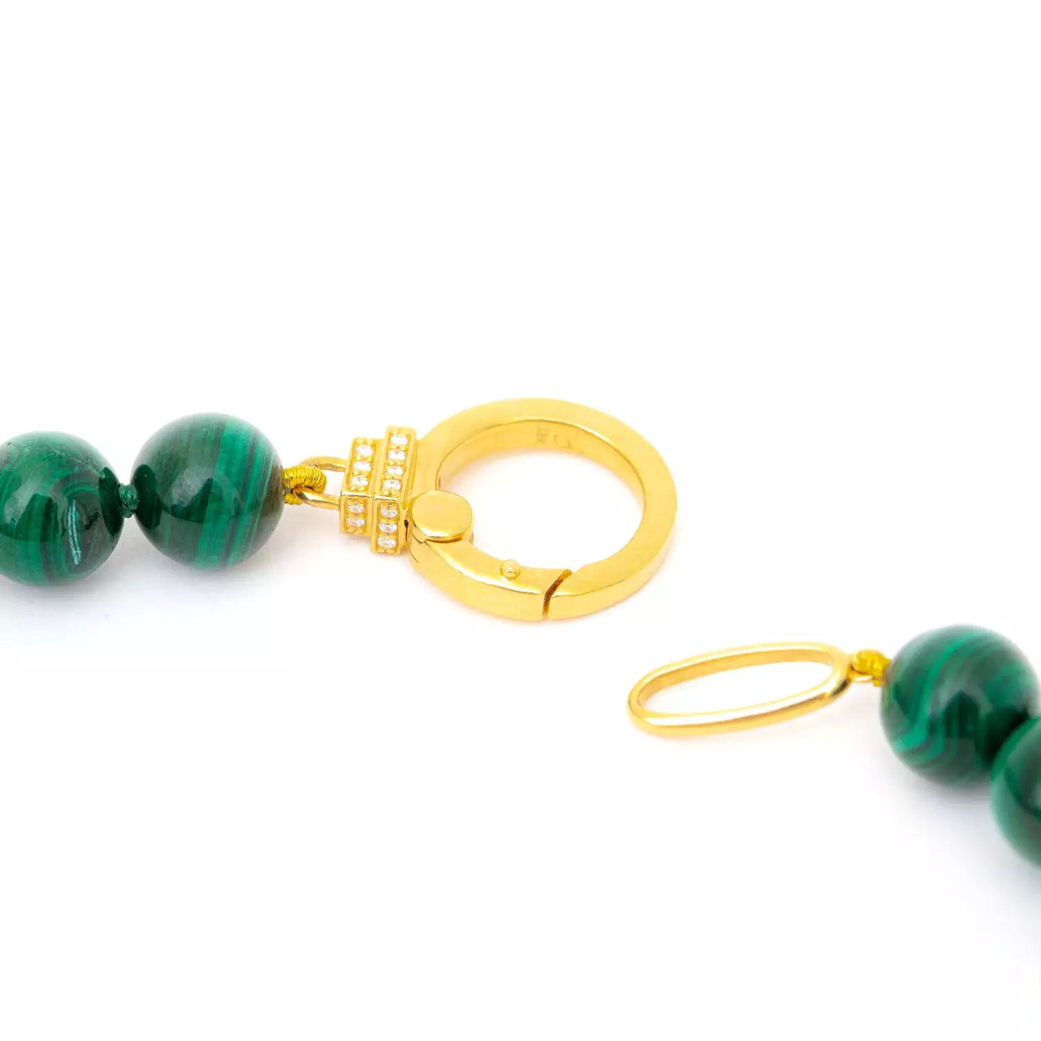 Malachite Beaded Necklace