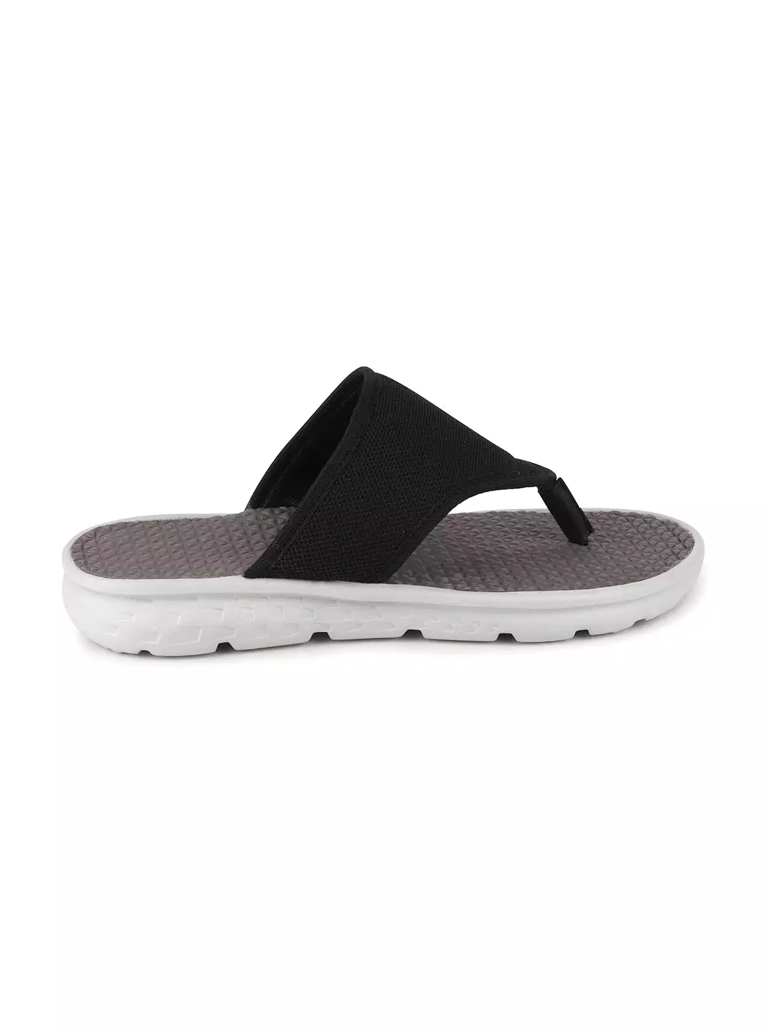 Men Black Casual Slip-On Flip-Flops