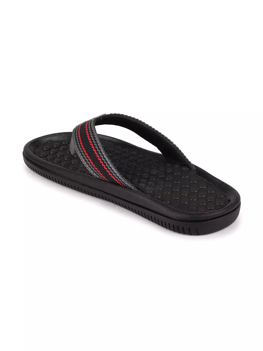 Men Black/Red Casual Slip-On Slippers