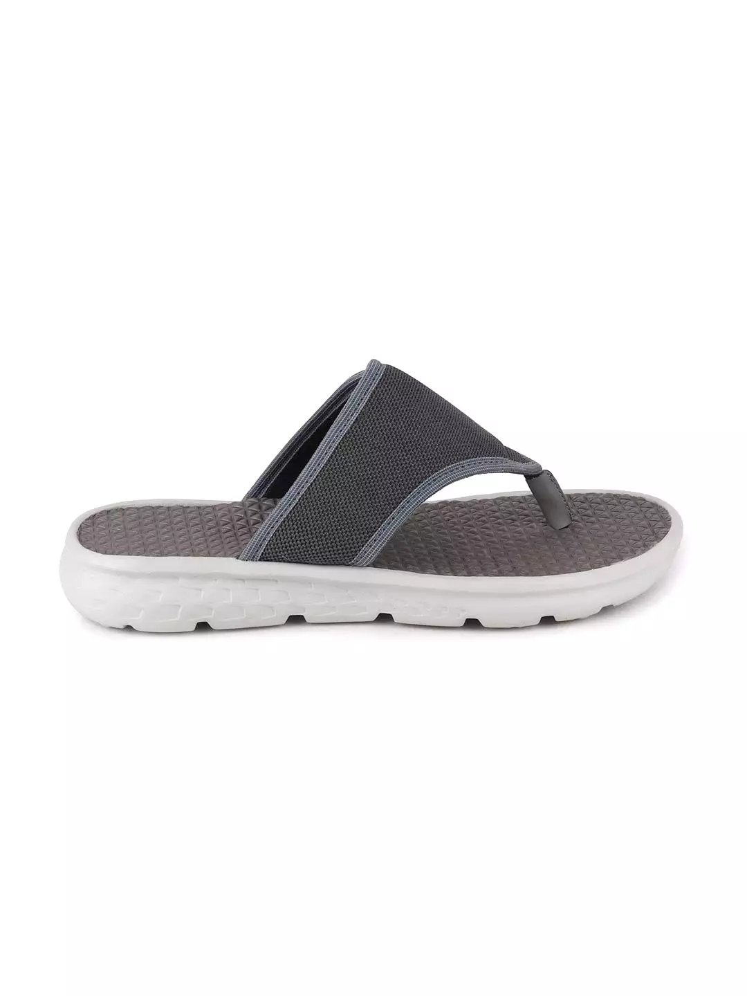 Men Grey Casual Slip-On Flip-Flops