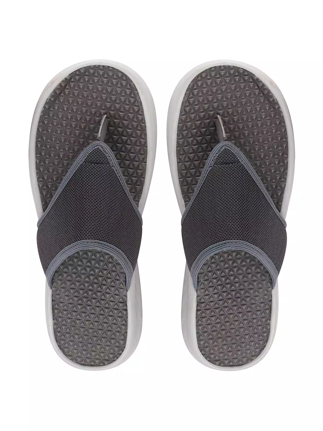 Men Grey Casual Slip-On Flip-Flops