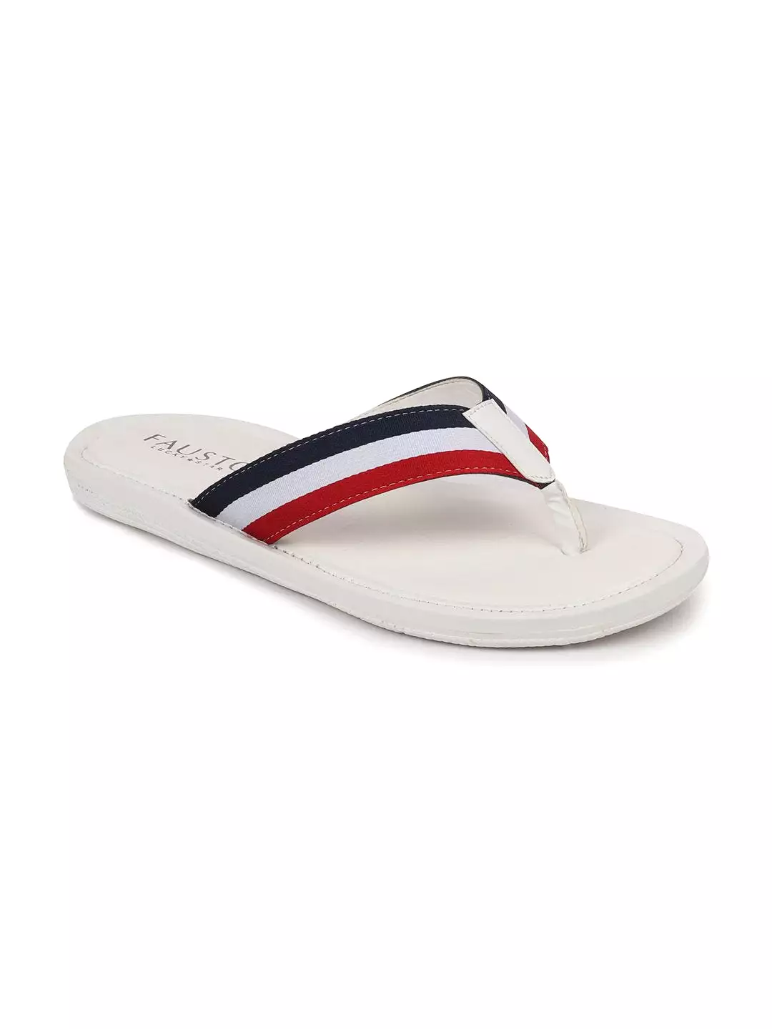 Men Multi Beach Stripe Slippers & Flip Flops