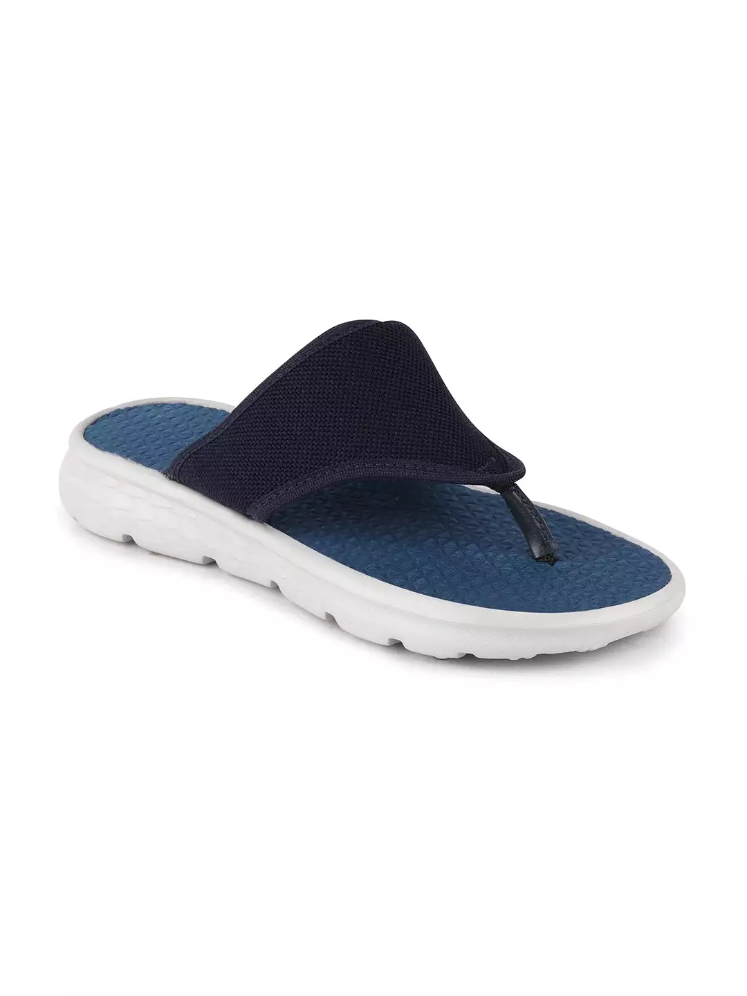 Men Navy Blue Casual Slip-On Flip-Flops