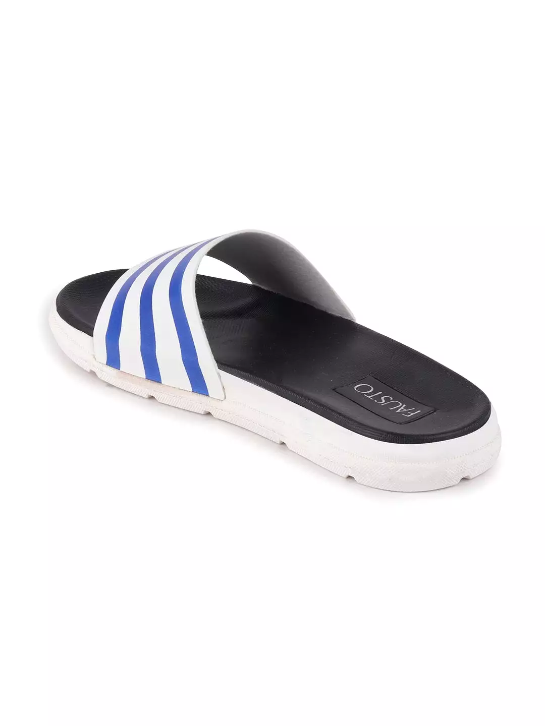 Men Navy Blue Casual Slip-On Flip-Flops