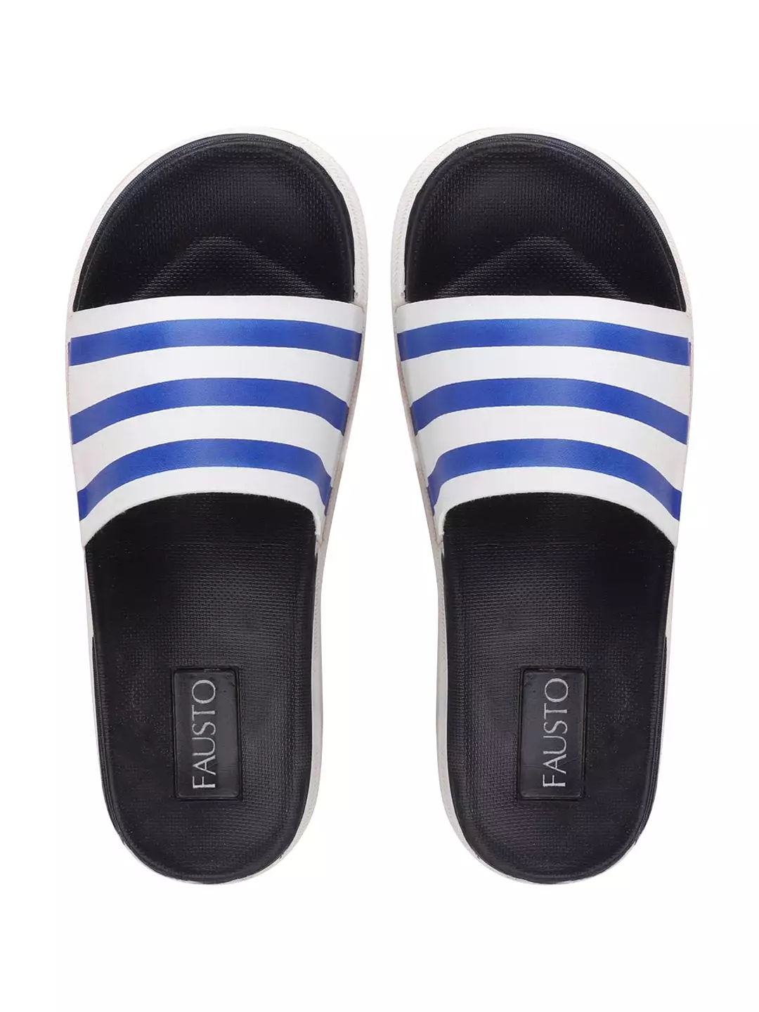 Men Navy Blue Casual Slip-On Flip-Flops