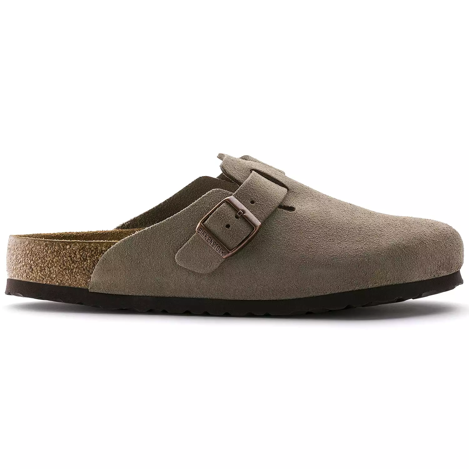 Men's Boston Soft Footbed Taupe Suede